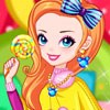 Rainbow Girl with Lollipop A Free Dress-Up Game