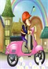 Baldheaded Strong Ride a Motor