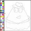 Coloring Lady Pou