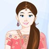 Dress up this cute model of a peppy Indian wedding girl. Drag and drop the various clothes, accessories, and hair onto your character to dress up and make them look their best.