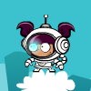 Amy has always dreamt of being an astronaut! Help her jump all the way from Earth up to the Moon!