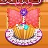 Butterfly banana cupcake