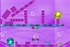 Click on the purple block to remove them and you can pass the level when one of the yellow balls meet the blue ball. Good luck!