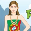 Peppy Patriotic Portugal Girl