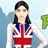 Peppy Patriotic United Kingdom Girl A Free Dress-Up Game