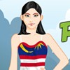 Peppy Patriotic Malaysia Girl