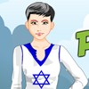 Peppy Patriotic Israel Girl