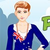 Peppy Patriotic Australia Girl