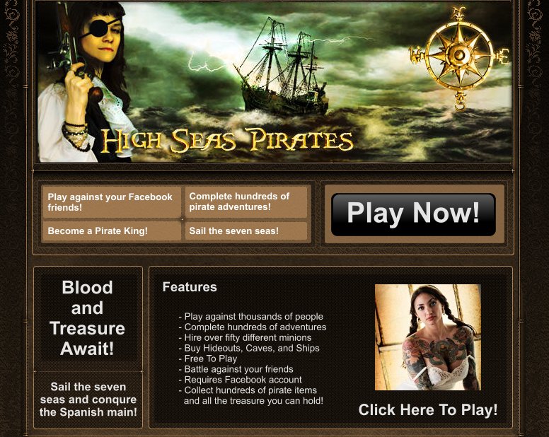 Play High Seas Pirate Now!
