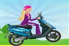 Ride your sweet barbie on her scooty bike.Collect gems to score points on your way.Be careful with the path, you have three chance to survive. 
