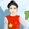 Peppy Patriotic China Girl